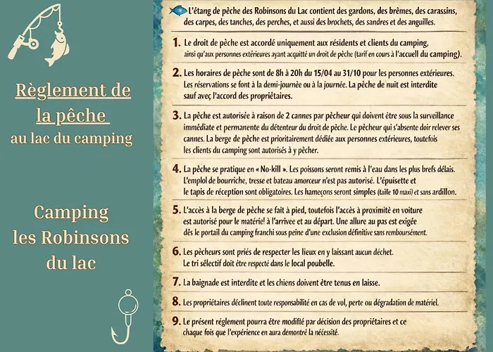 Campsite 23 - Les Robinson Du - Peche Gratuite Sans Permis